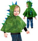 Plush Dinosaur  Hooded Poncho 