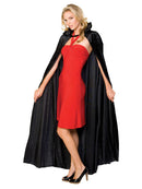 Long Crushed Velvet Cape Costume Unisex