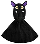 Plush Bat  Hooded Poncho 
