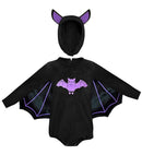 Plush Bat  Jumpsuit, Headpiece 