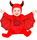Plush Devil  Jumpsuit, Headpiece 