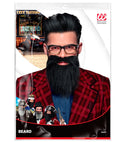 Beard With Moustache 2 Colors Ass.