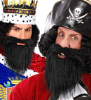 Beard With Moustache 2 Colors Ass.