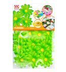 Set Of 20 Decorative Green Flowers