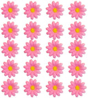 Set Of 20 Decorative Pink Flowers