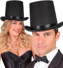 Maxi Black Top Hat Felt 16 Cm