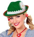 Tyrolean Hat With Edelweiss & Feathers Felt