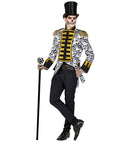 Collapsible Skeleton Cane With Floating Eye 110 Cm