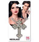 Cross Necklace With Strass
