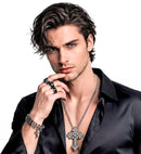 Cross Necklace With Strass