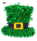 St. Patrick'S Day Tinsel Top Hat 29X30 Cm