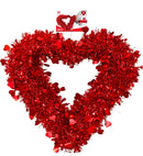 Tinsel Heart 40 Cm