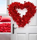 Tinsel Heart 40 Cm