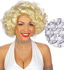 Beaded Choker Silver