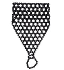 Beaded Fingerglove Black