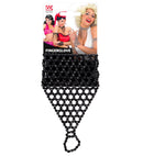 Beaded Fingerglove Black