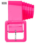 Neon Pink Vinyl Belt