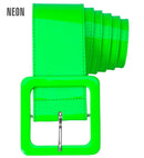 Neon Green Vinyl Belt