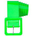 Neon Green Vinyl Belt
