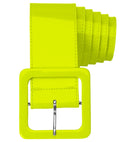 Neon Yellow Vinyl Belt