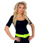 Neon Yellow Vinyl Belt