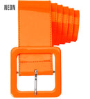 Neon Orange Vinyl Belt
