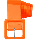 Neon Orange Vinyl Belt