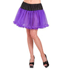 Black/Purple Petticoat Skirt