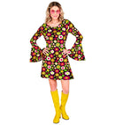 The 60S Fashion - Flowers  Dress 