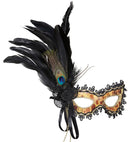 Turtoise Eyemasks With Decorations & Feathers