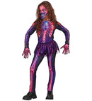 Neon Skeleton  Jumpsuit, Tutu, Face Mask 