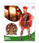 Pairs Of Leather Look Roman Sandals