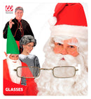 Gold Glasses With Lenses Rectangular Shape