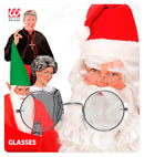 Silver Glasses With Lenses Round Shape