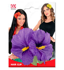 2 Hibiscus Flowers Hair Clip 6 Colors Ass.