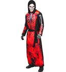 Burning Grim Reaper  Hooded Robe, Mask, Belt 