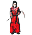 Burning Grim Reaper  Hooded Robe, Mask, Belt 