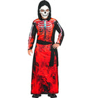 Burning Grim Reaper  Hooded Robe, Mask, Belt 