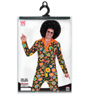 The 60S Fashion - Colorful Flowers  Jacket, Pants 