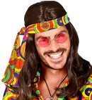 The 70S Groovy Style - Yellow Circles  Headband 