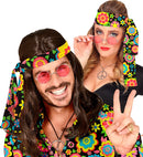 The 60S Fashion - Colorful Flowers  Headband 