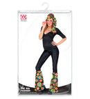 The 60S Fashion - Colorful Flowers  Headband & Leg Warmers 