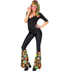The 60S Fashion - Colorful Flowers  Headband & Leg Warmers 