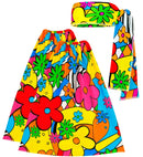 The 60S Fashion - Flower Power  Headband & Leg Warmers 