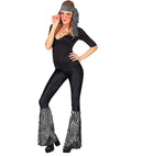 The 70S Disco Style - Silver Waves  Headband & Leg Warmers 