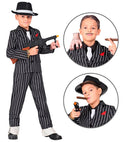 Gangster  Jacket, Shirt With Tie, Pants 