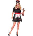 “Zombie Nurse”  Dress With Underskirt, Headpiece 