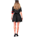“Zombie Nurse”  Dress With Underskirt, Headpiece 