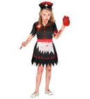“Zombie Nurse”  Dress With Underskirt, Headpiece 