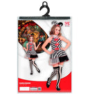 Harlequin  Dress, Mini Hat 
